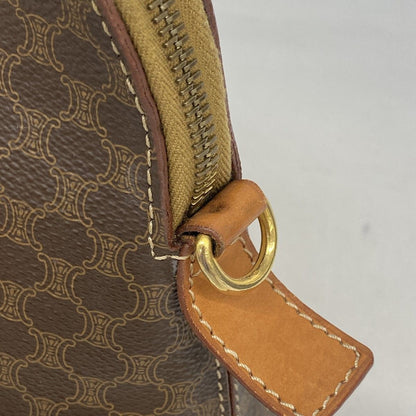 Celine Handbag Macadam Brown Gold 2-Way Bag — view 7