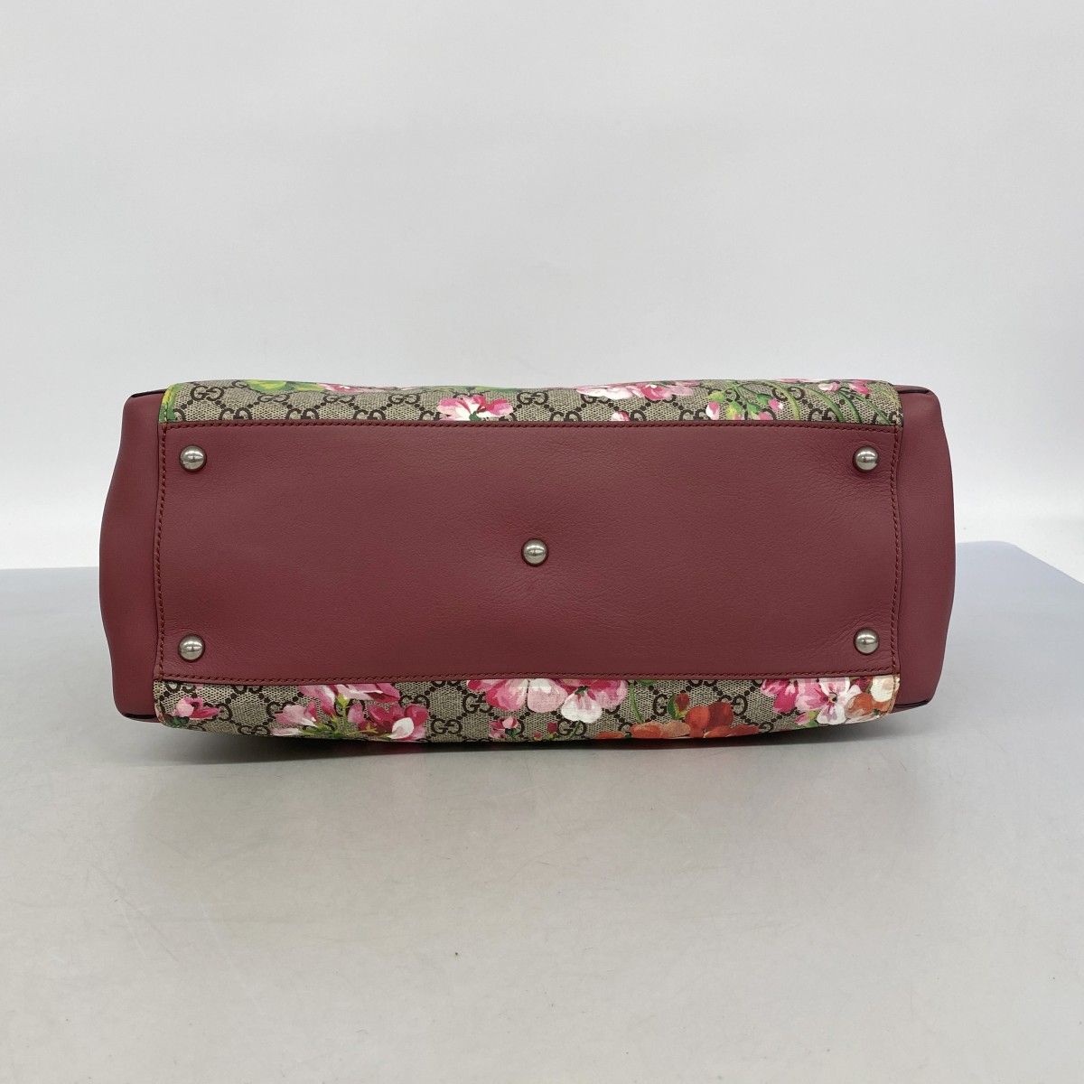 Gucci Handbag GG Blue Mus Beige Pink Silver 2-Way Bag — view 3