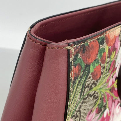 Gucci Handbag GG Blue Mus Beige Pink Silver 2-Way Bag — view 6