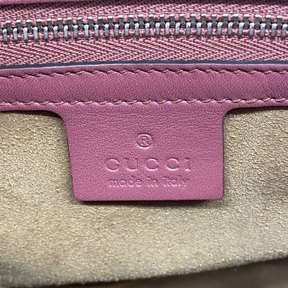 Gucci Handbag GG Blue Mus Beige Pink Silver 2-Way Bag — view 5