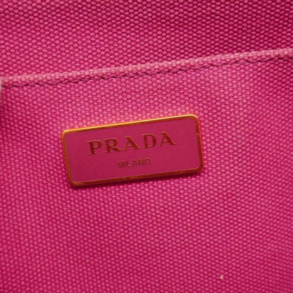 Prada Tote Canapa Canvas Pink Gold 2-Way — view 5