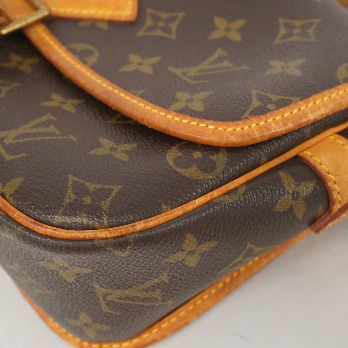 Louis Vuitton Shoulder Bag Monogram Sologne Brown — view 7