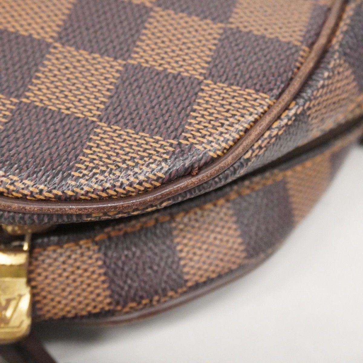 Louis Vuitton Shoulder Bag Damier Ipanema PM Ebene — view 6