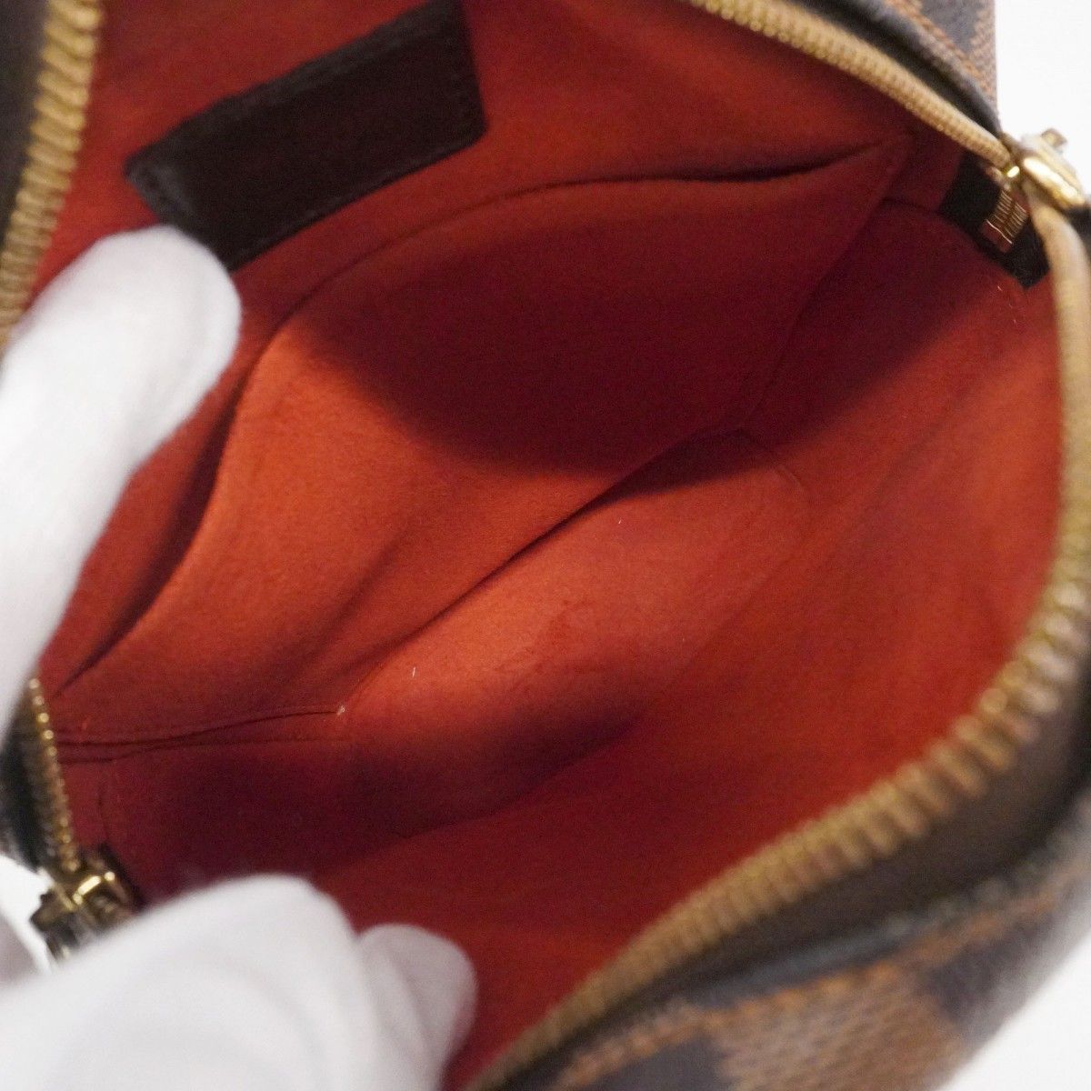 Louis Vuitton Shoulder Bag Damier Ipanema PM Ebene — view 4
