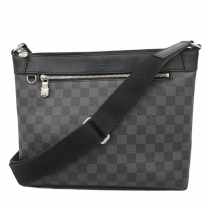 Louis Vuitton Shoulder Bag Damier Graphite Mick PM Black
