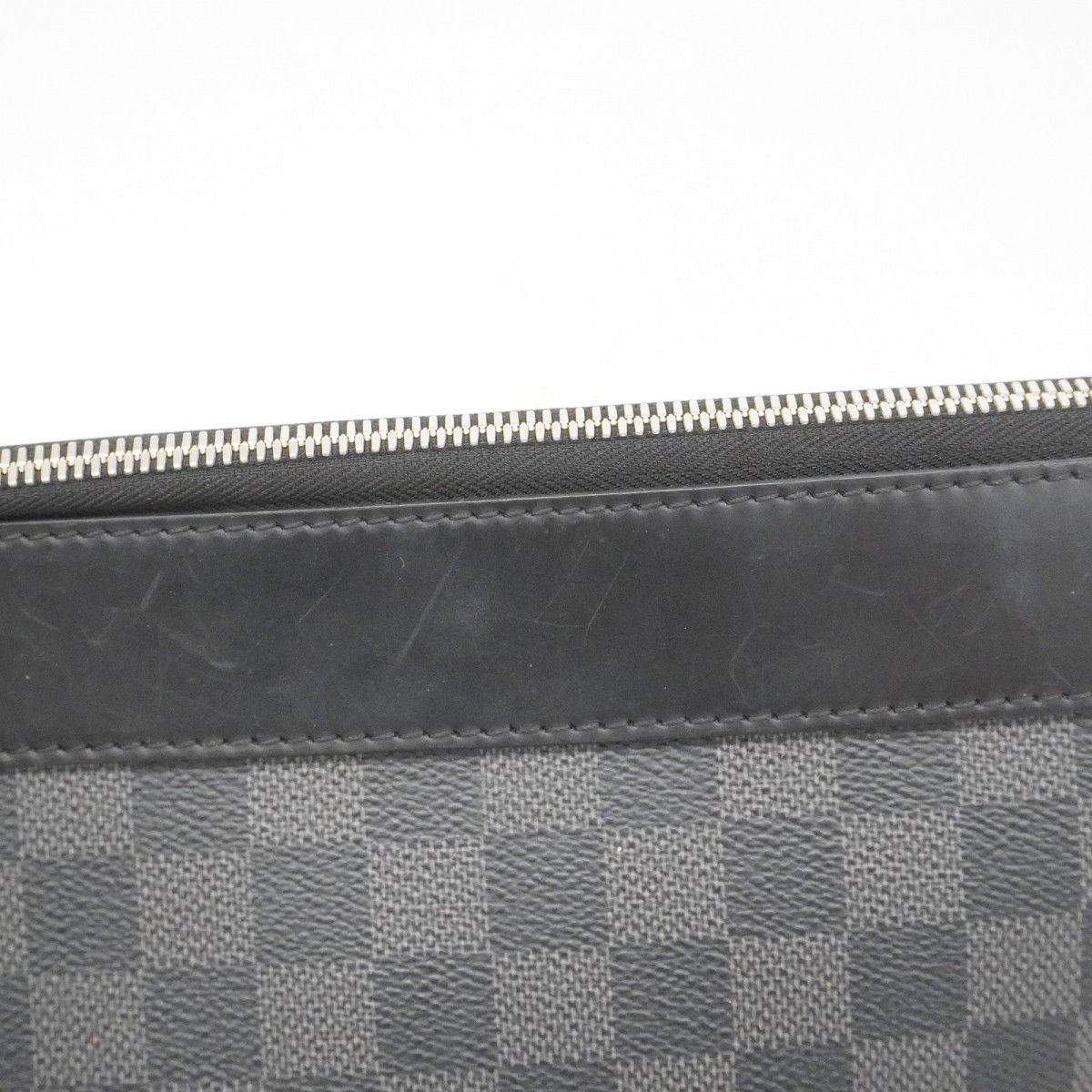 Louis Vuitton Shoulder Bag Damier Graphite Mick PM Black — view 7