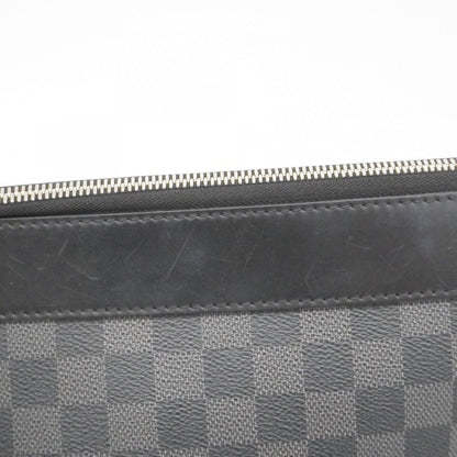 Louis Vuitton Shoulder Bag Damier Graphite Mick PM Black — view 7