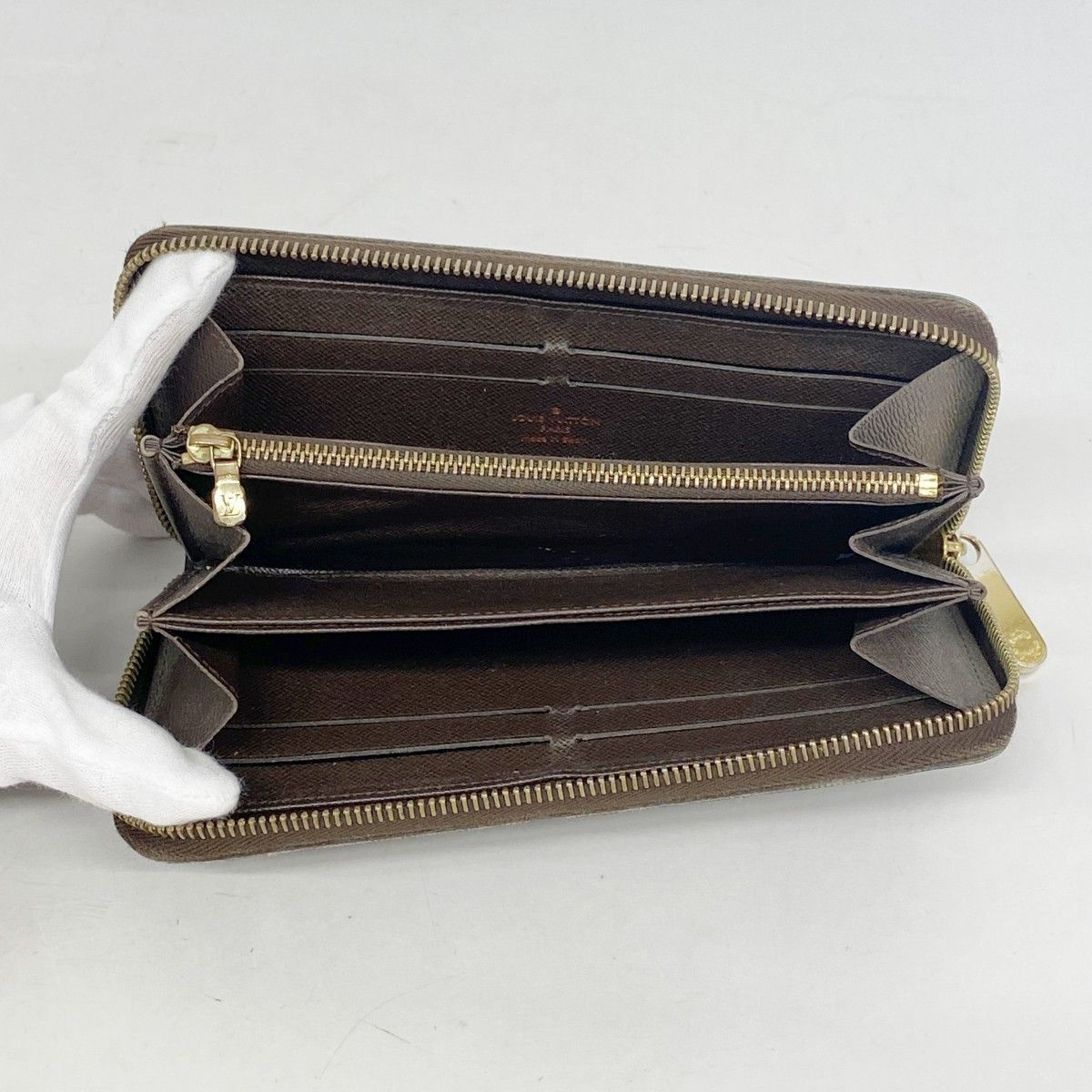 Louis Vuitton Wallet Damier Zippy Ebene — view 3
