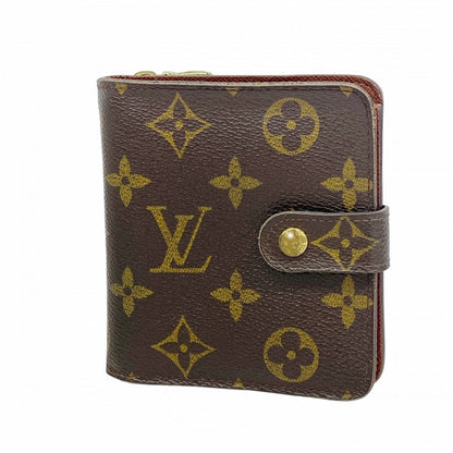 Louis Vuitton Wallet Monogram Compact Zip Brown