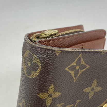 Louis Vuitton Wallet Monogram Compact Zip Brown — view 6