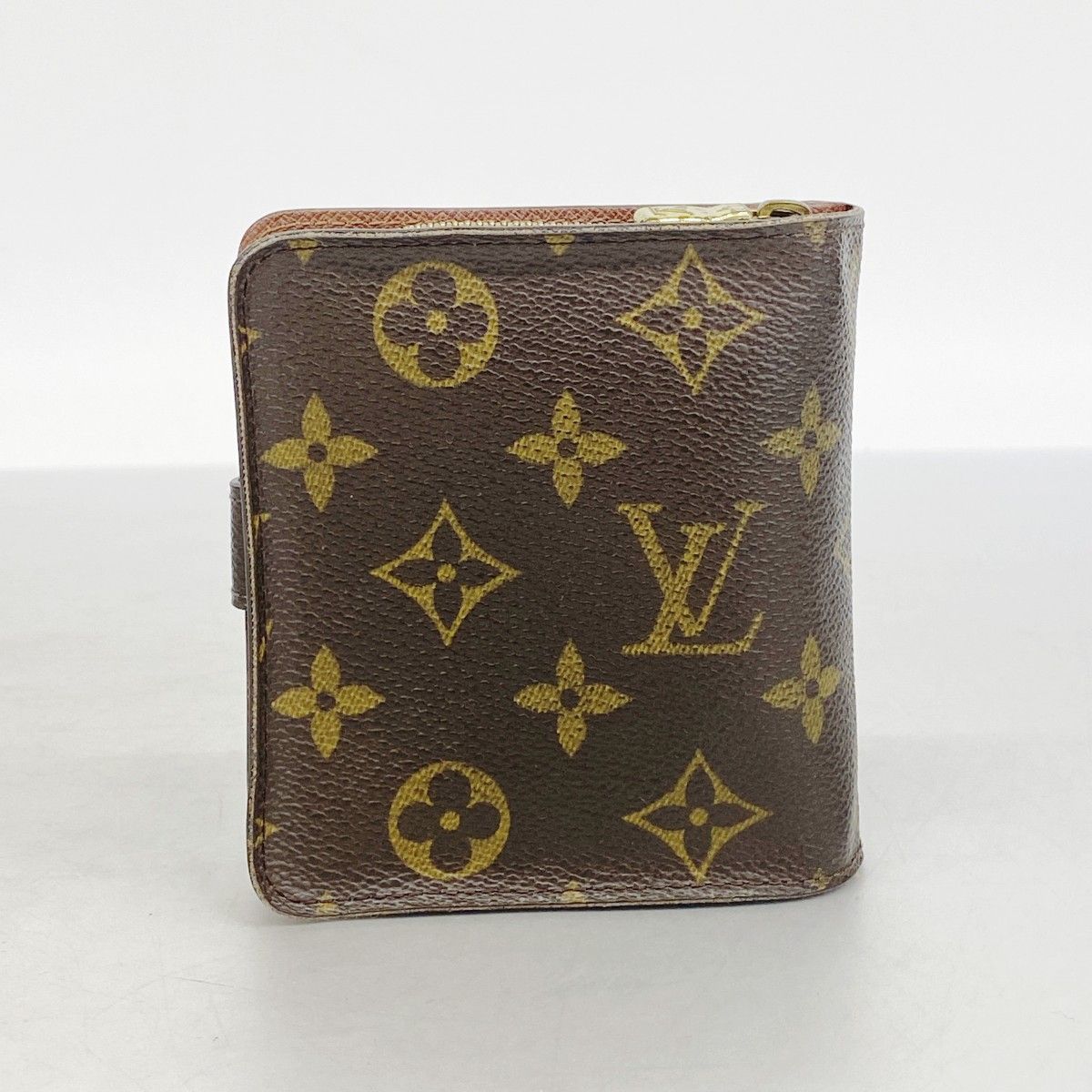 Louis Vuitton Wallet Monogram Compact Zip Brown — view 8