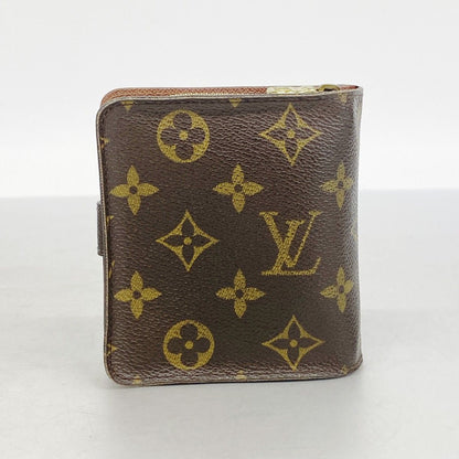 Louis Vuitton Wallet Monogram Compact Zip Brown — view 8