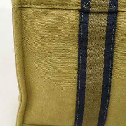 Hermes Tote Fourre Tout PM Canvas Khaki Silver — view 7