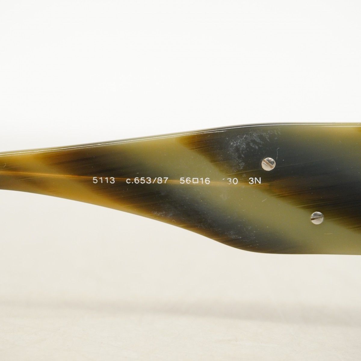 Chanel Sunglasses Camellia Acetate Black Khaki Silver Eyewear — view 4