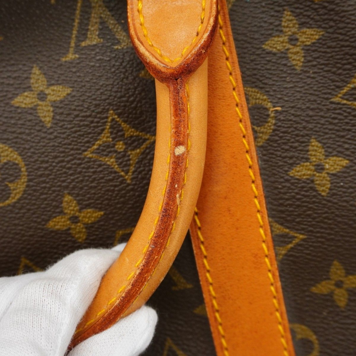 Louis Vuitton Boston Bag Monogram Keepall 50 Brown — view 9