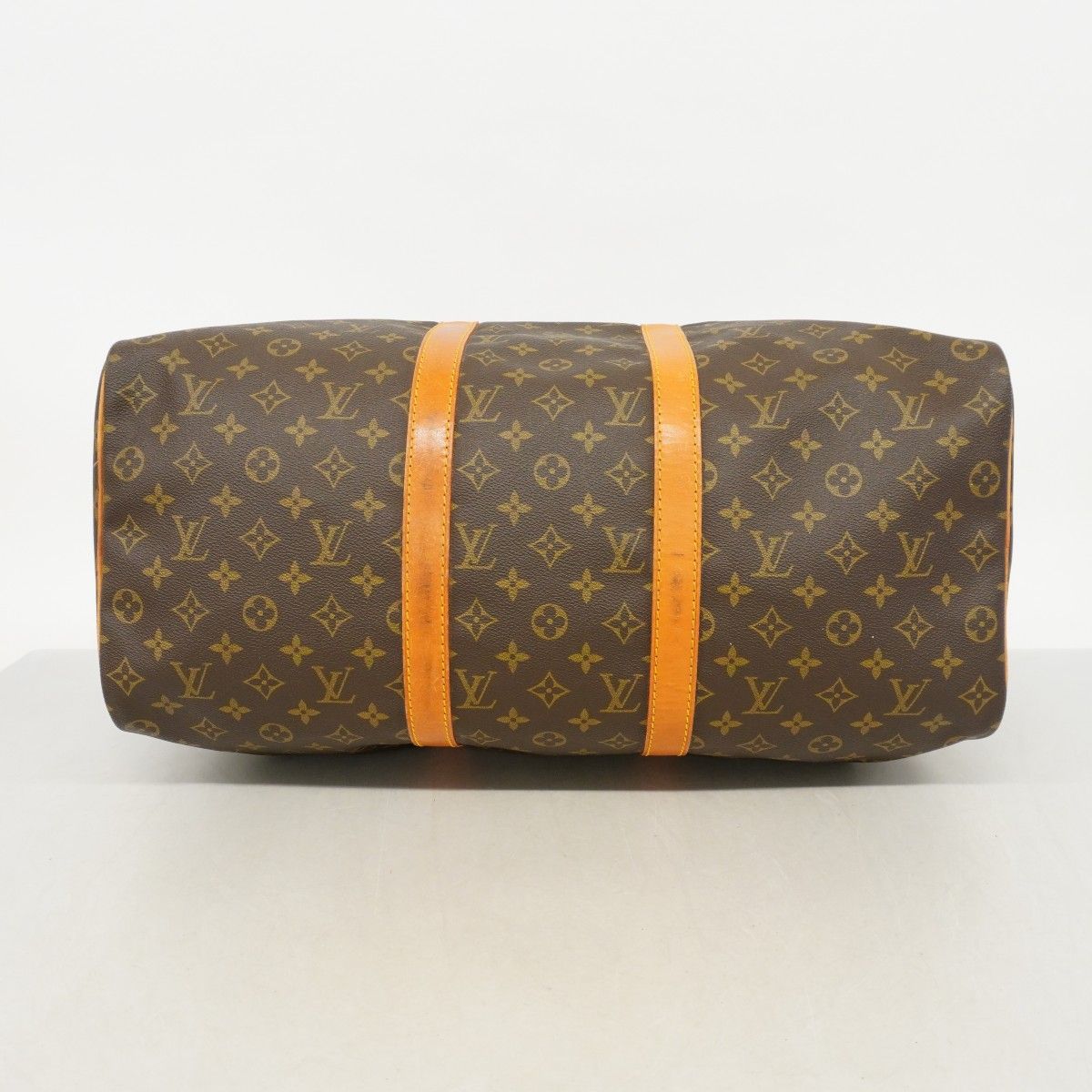 Louis Vuitton Boston Bag Monogram Keepall 50 Brown — view 3