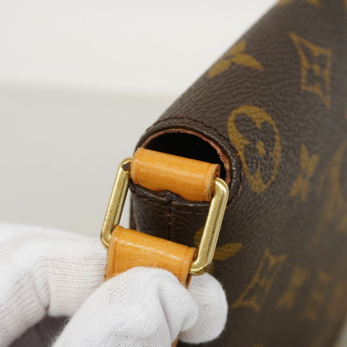 Louis Vuitton Shoulder Bag Monogram Musette Salsa Short Strap Brown — view 7