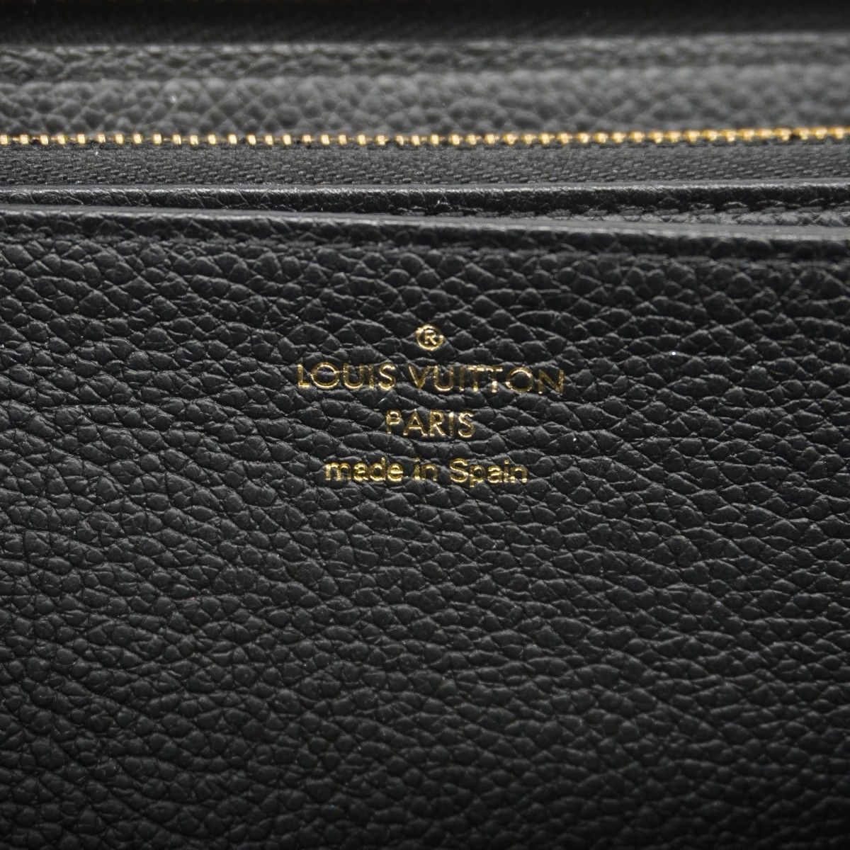 Louis Vuitton Wallet Monogram Empreinte Zippy Noir — view 4