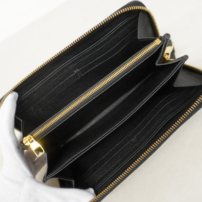 Louis Vuitton Wallet Monogram Empreinte Zippy Noir — view 3