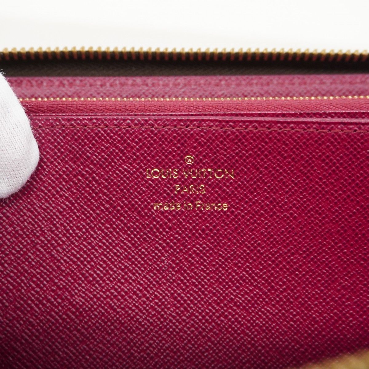 Louis Vuitton Wallet Monogram Zippy Fuchsia Pink — view 4