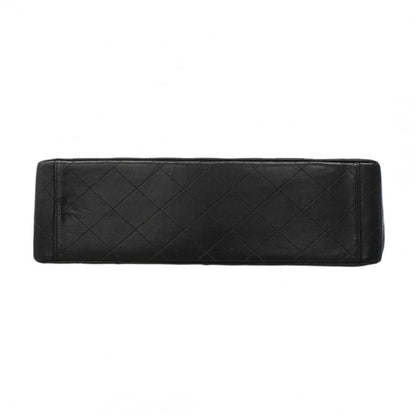Chanel Shoulder Bag Big Quilted Lambskin Black Gold — view 3