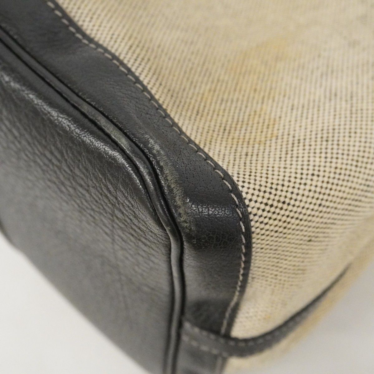 Hermes Tote Garden Party PM Toile Ash Black Silver — view 6
