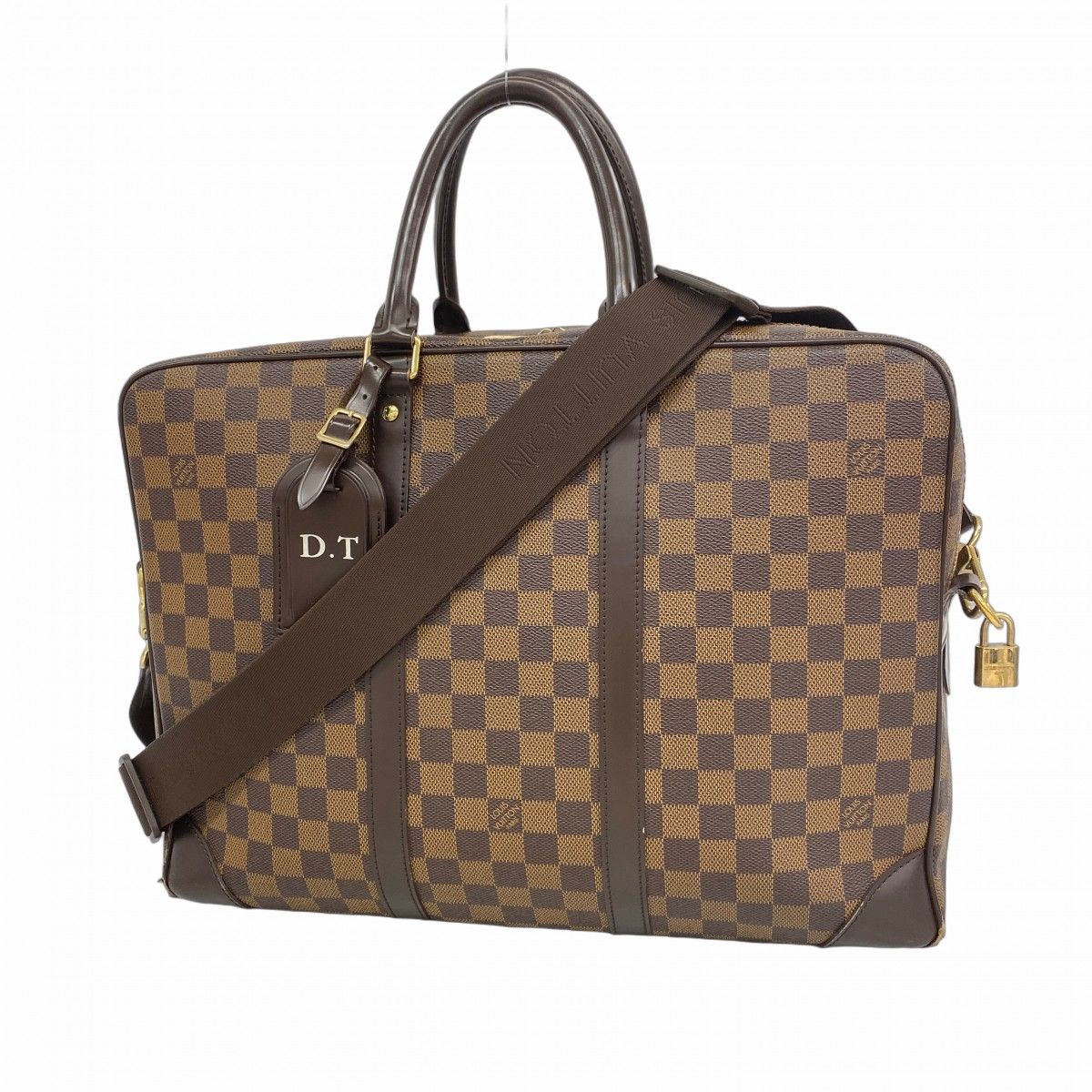 Louis Vuitton Business Bag Damier Porte Documents Voyage GM Ebene 2-Way Bag