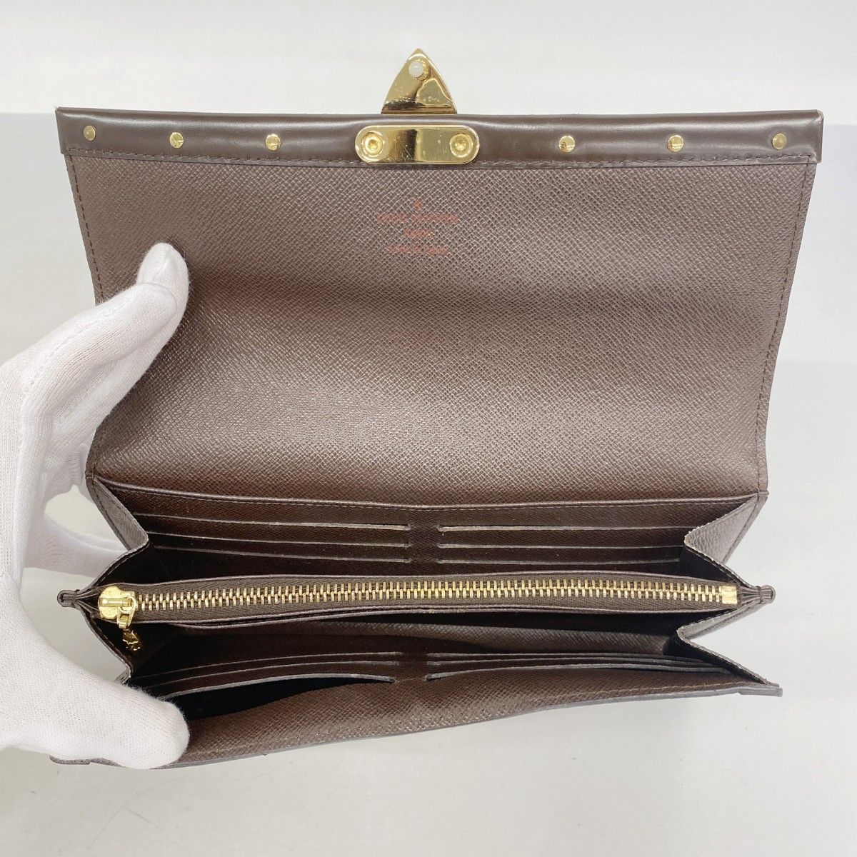 Louis Vuitton Wallet Damier Portefeuille Venice Ebene — view 3