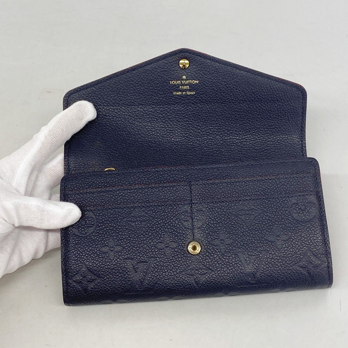 Louis Vuitton Wallet Monogram Empreinte Portefeuille Sarah Ge — view 8
