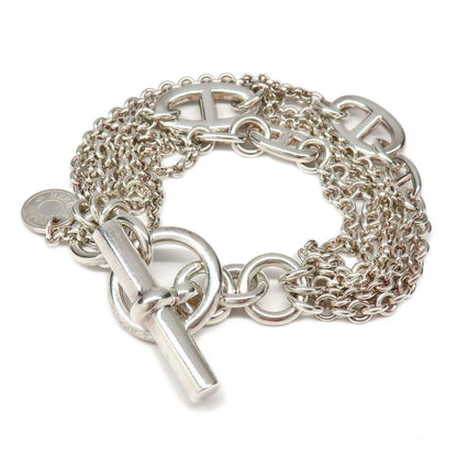 Hermes Bracelet Chaine D'ancre New Farandole Silver
