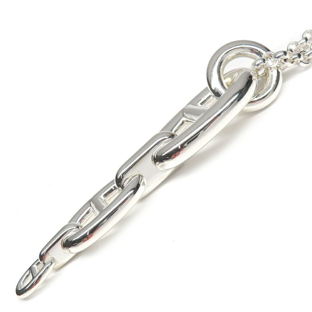 Hermes Necklace Chaine D'ancre Enchainee GM Silver — view 4
