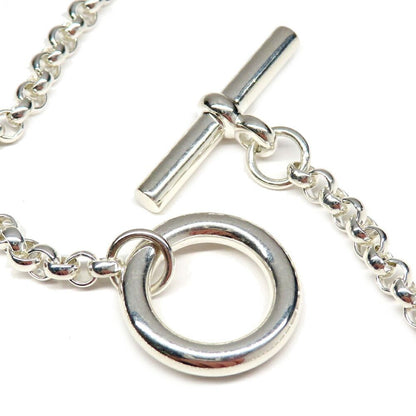 Hermes Necklace Chaine D'ancre Enchainee GM Silver — view 7