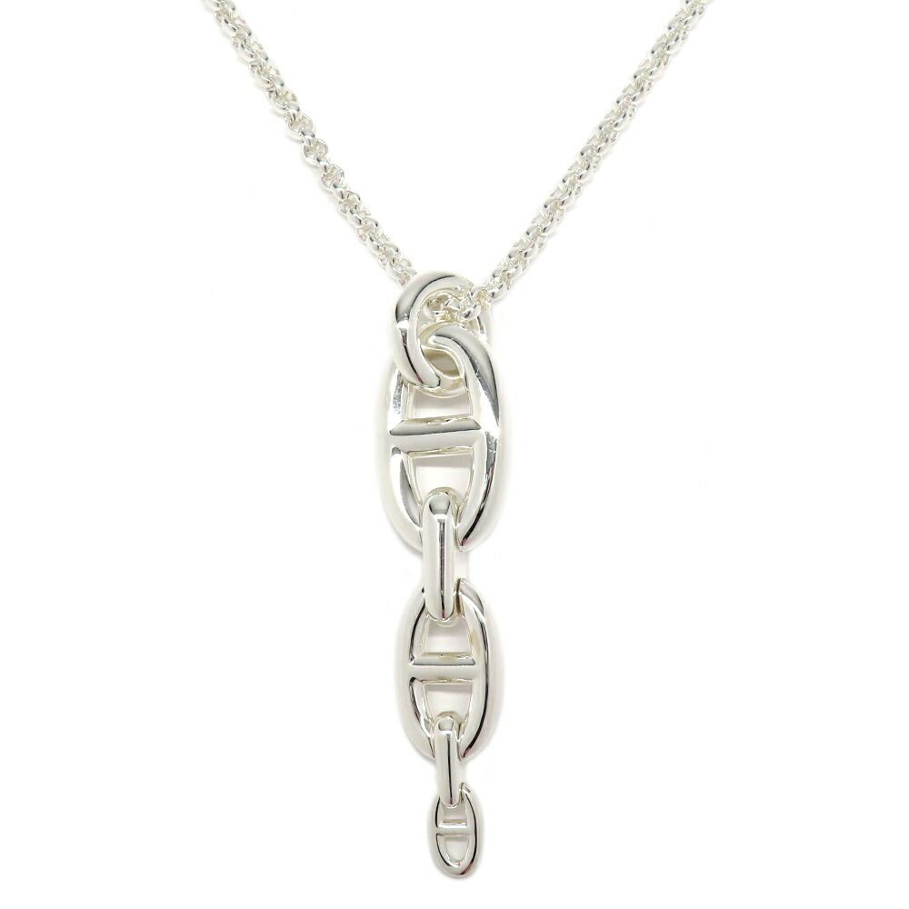 Hermes Necklace Chaine D'ancre Enchainee GM Silver