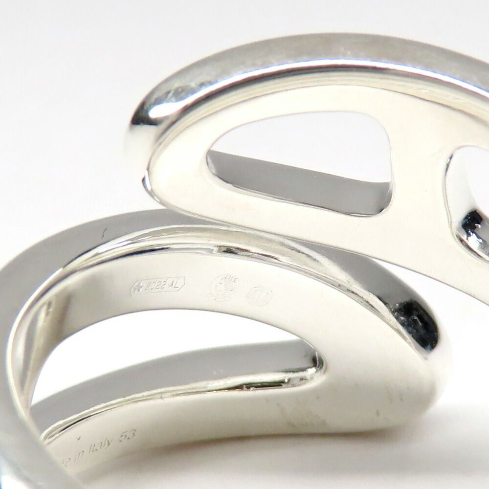 Hermes Ring Chaine D'ancre Punk 53 Silver — view 6