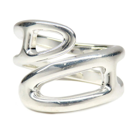 Hermes Ring Chaine D'ancre Punk 53 Silver