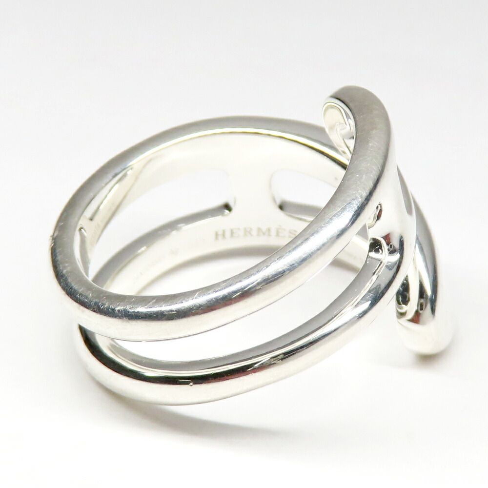 Hermes Ring Chaine D'ancre Punk 53 Silver — view 3