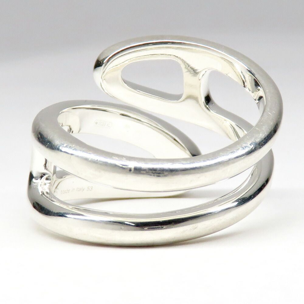 Hermes Ring Chaine D'ancre Punk 53 Silver — view 4
