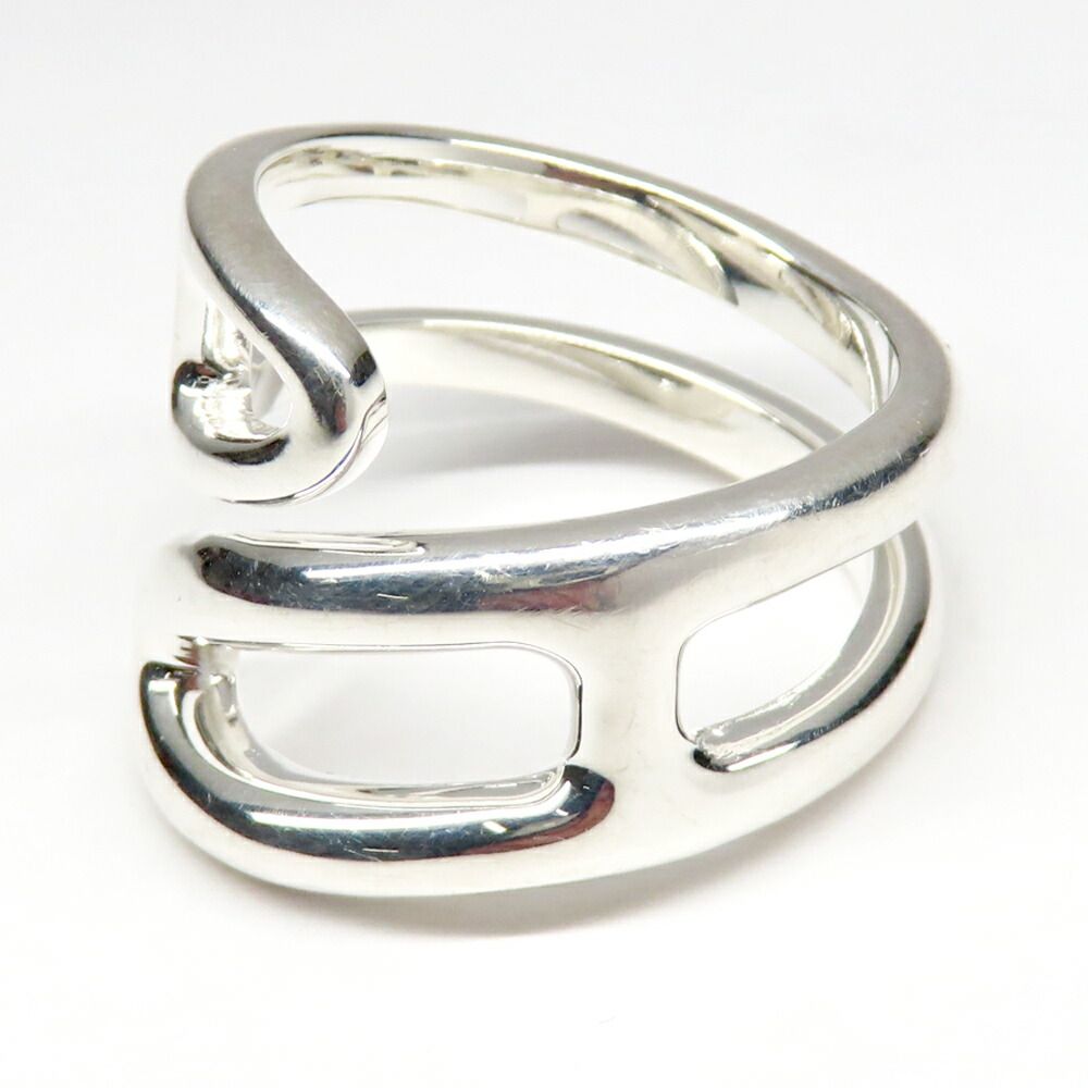Hermes Ring Chaine D'ancre Punk 53 Silver — view 2