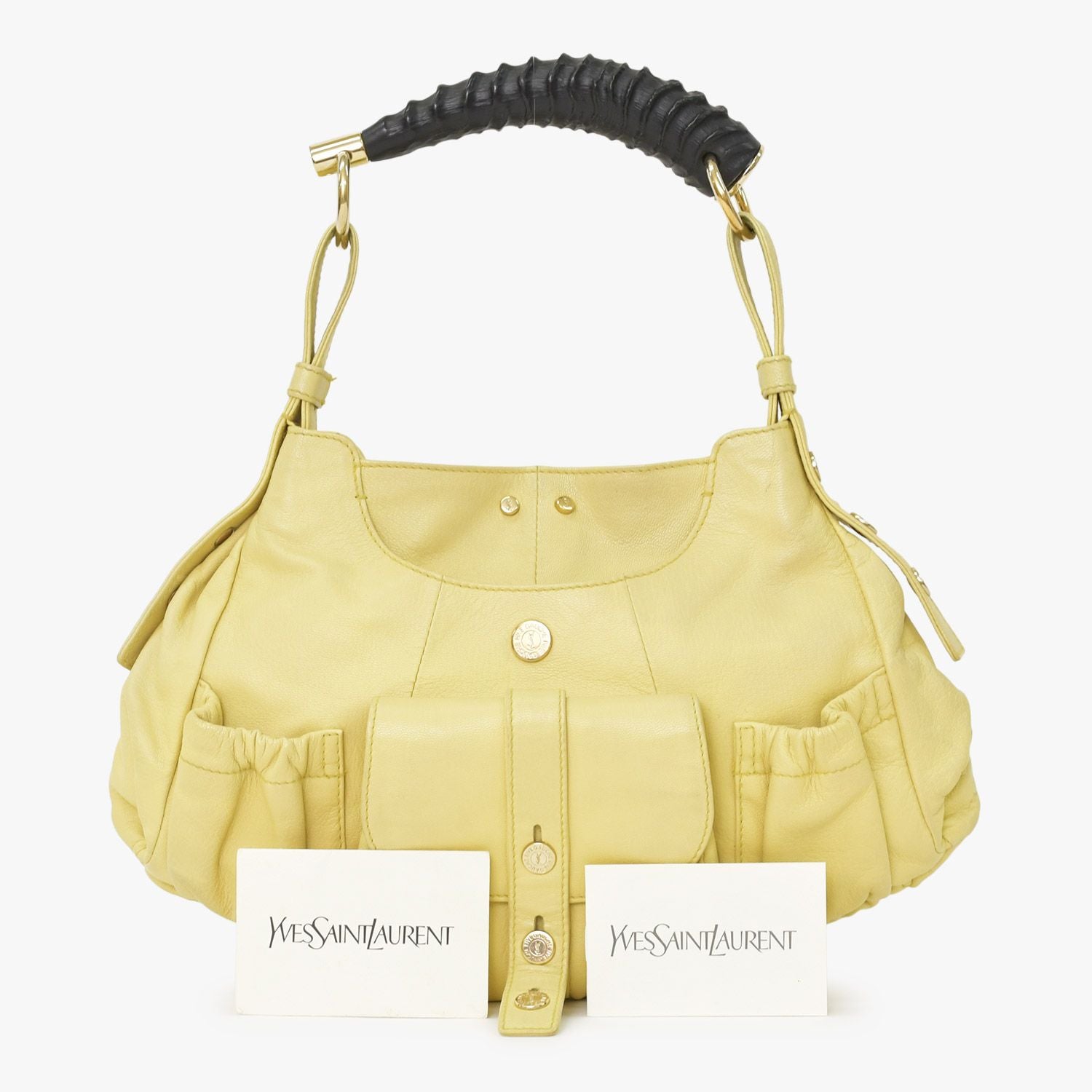 Saint Laurent Mombasa Bag Deerhorn Gold