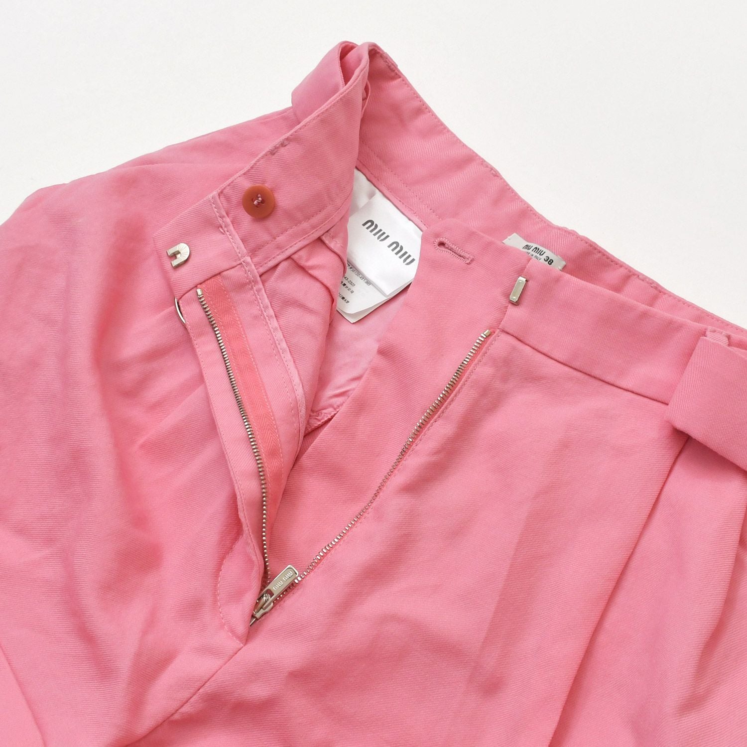 Miu Miu Shorts Pink Silver — view 4