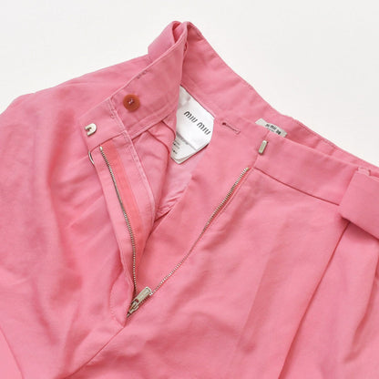 Miu Miu Shorts Pink Silver — view 4