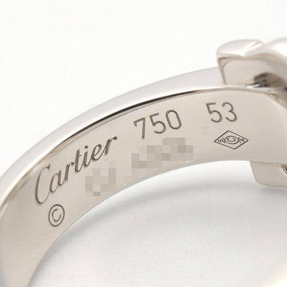 Cartier Ring 2C Boucles Diamond 18k White Gold — view 4