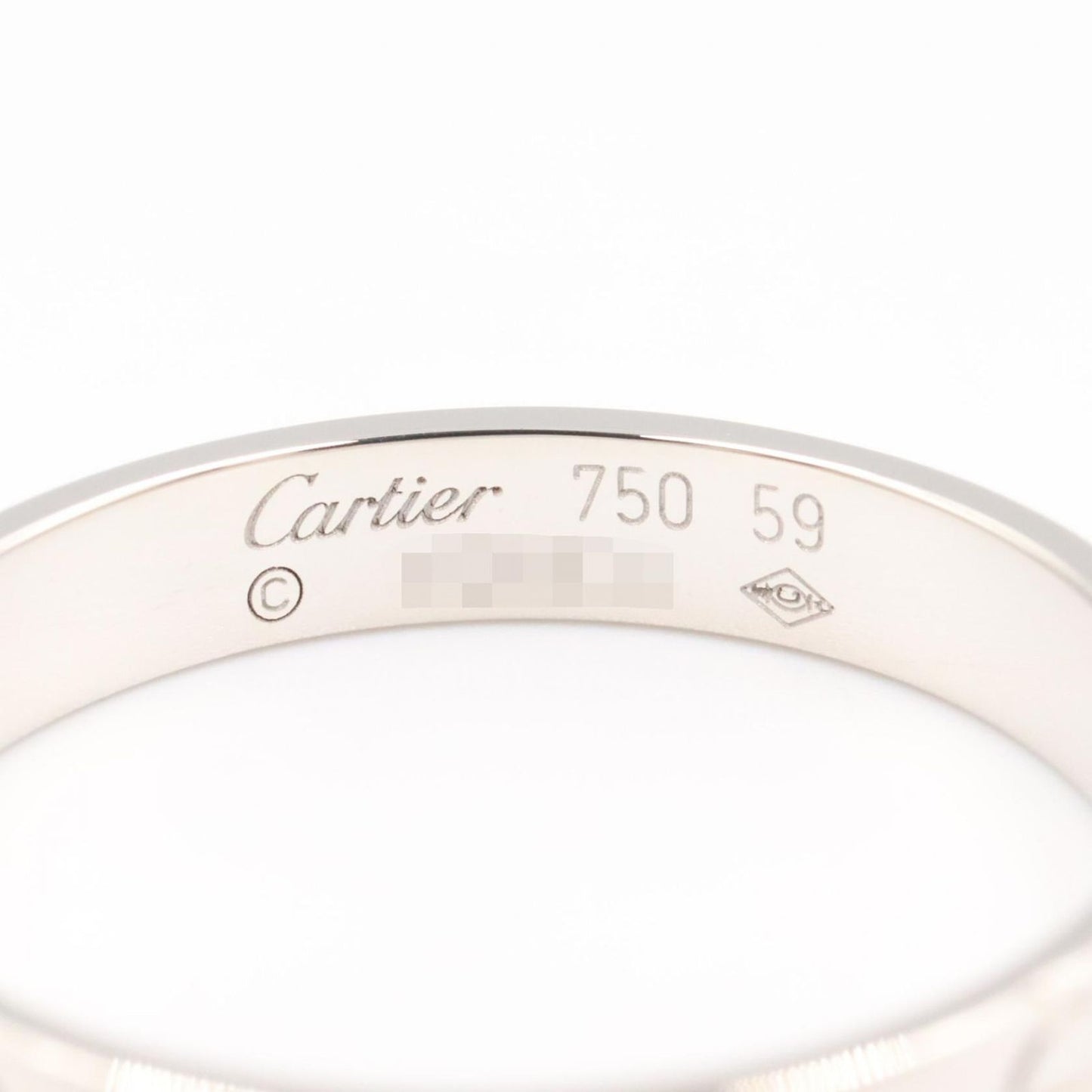 Cartier Ring Mini Love 18k White Gold — view 3