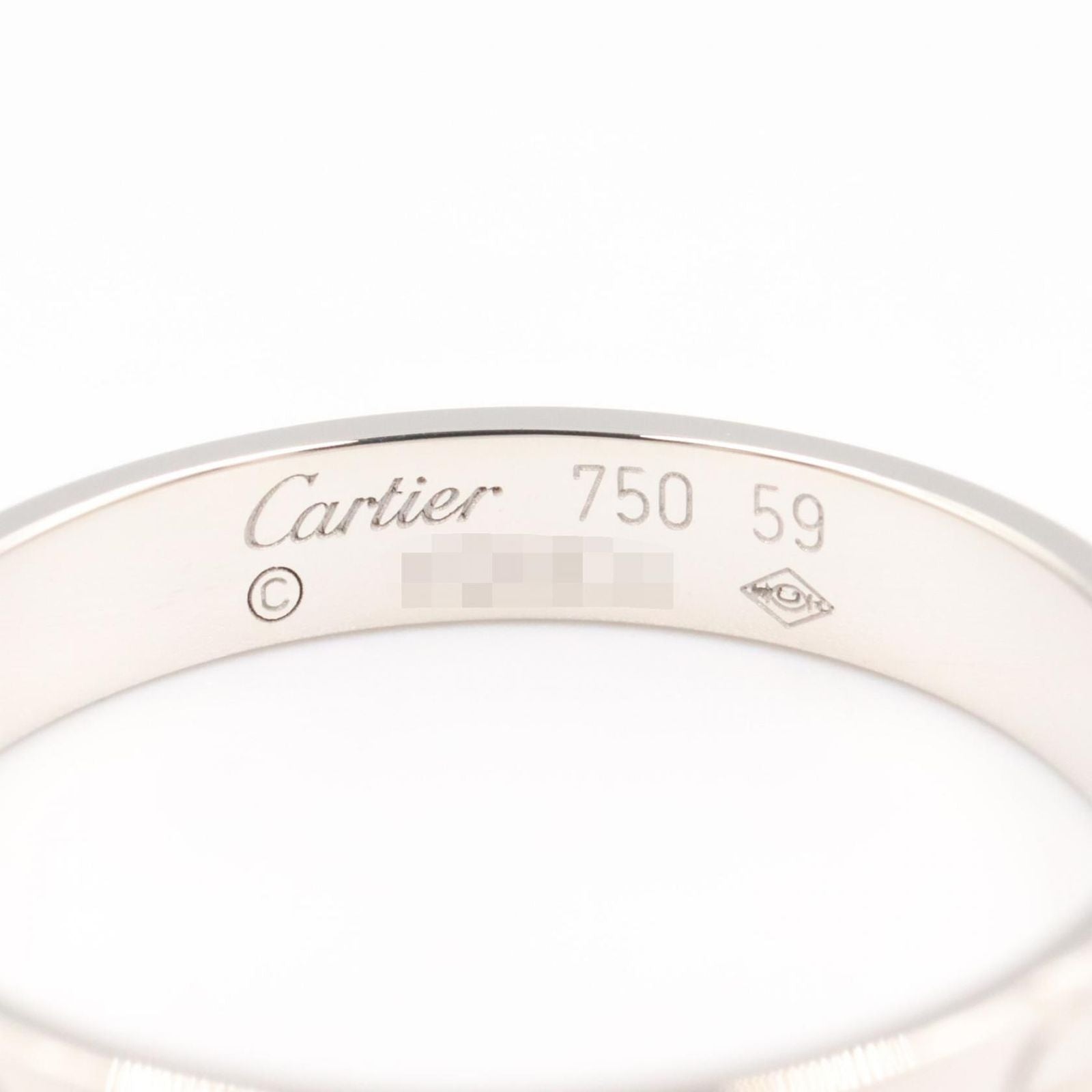 Cartier Ring Mini Love 18k White Gold — view 3