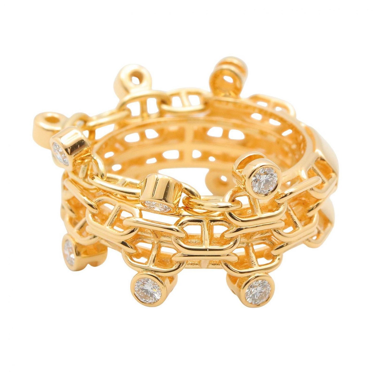 Hermes Ring Calypso Diamond 18k — view 4
