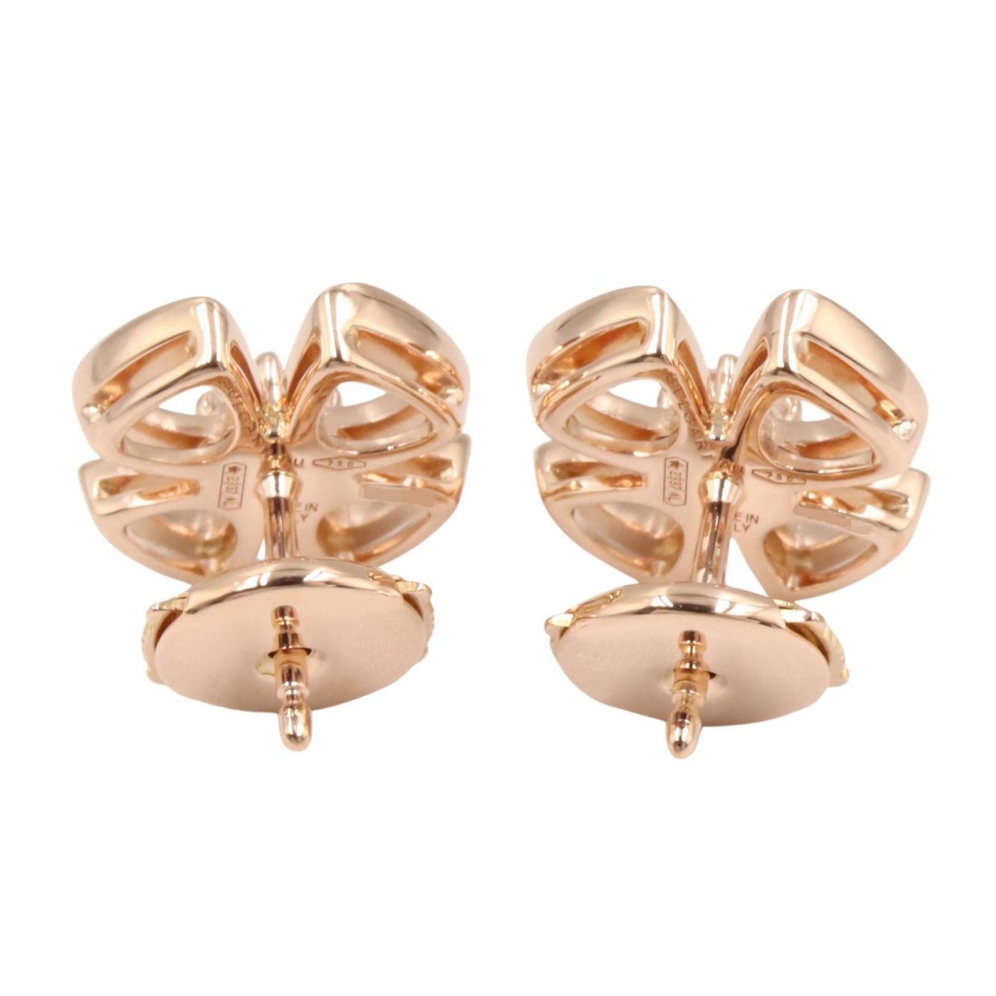 Bvlgari Earrings Diamond 18k Pink Gold — view 2