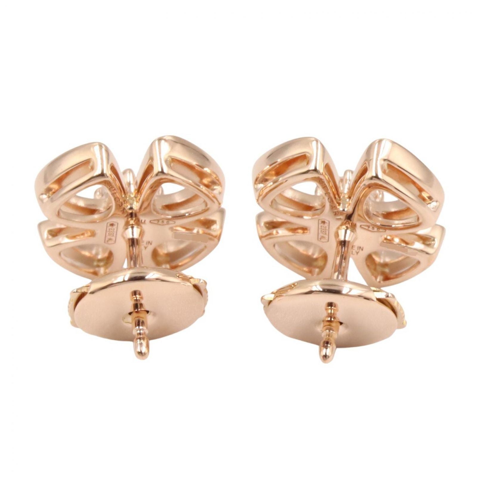 Bvlgari Earrings Diamond 18k Pink Gold — view 2