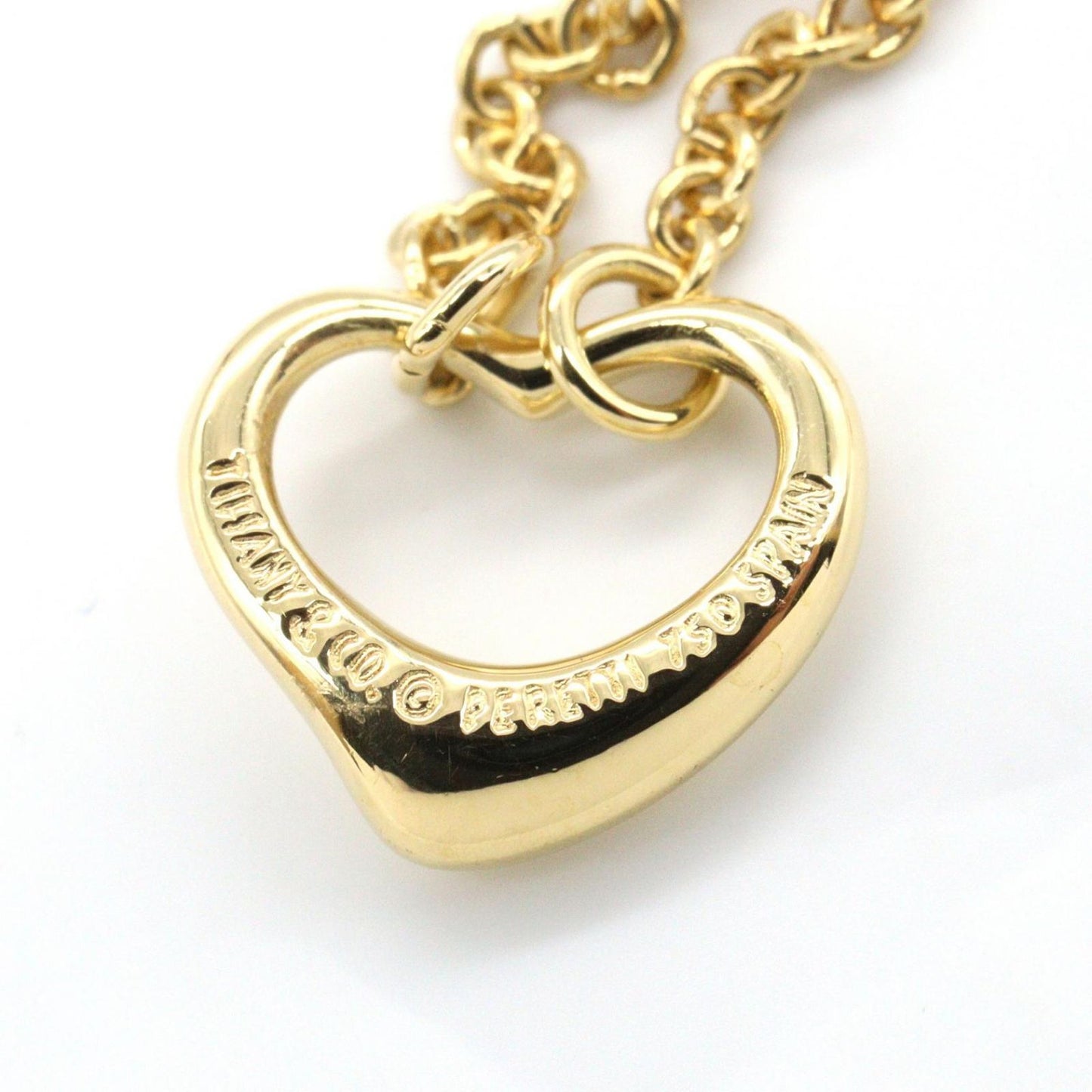 Tiffany & Co Bracelet Open Heart 5 Motif 18.5 cm 18k — view 4