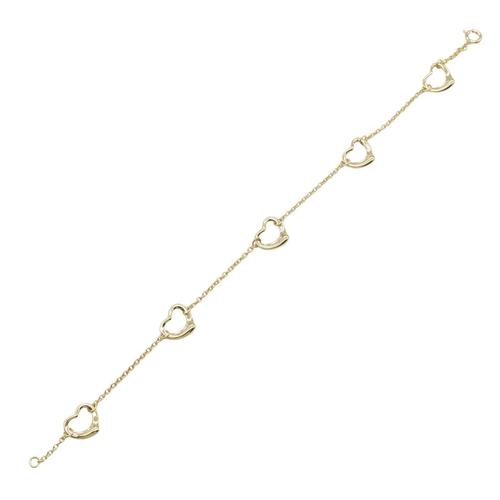 Tiffany & Co Bracelet Open Heart 5 Motif 18.5 cm 18k — view 3