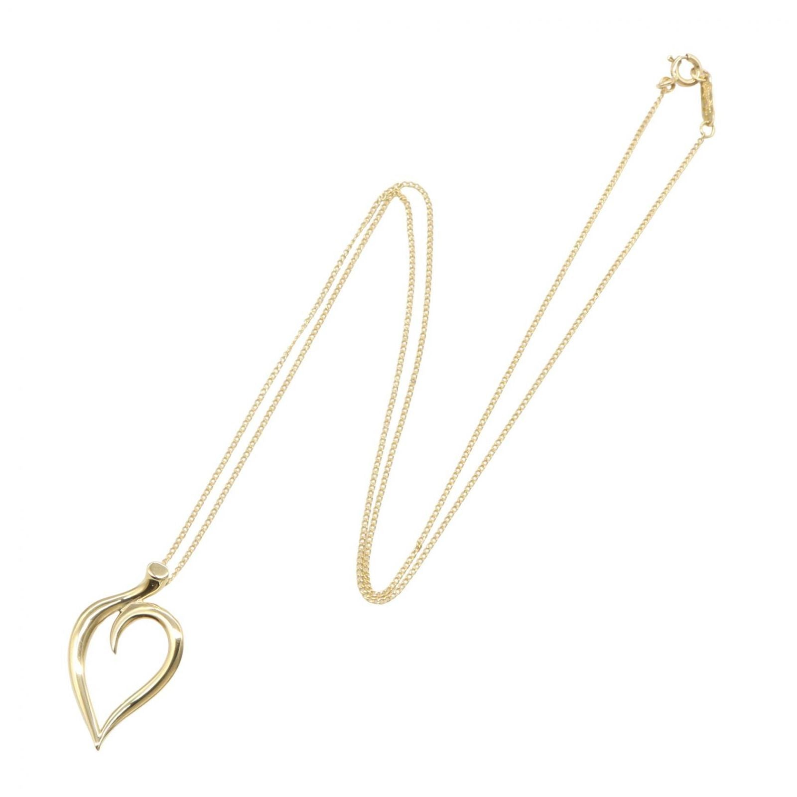 Tiffany & Co Necklace Leaf Heart 46.5 cm 18k — view 2